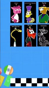 Who's The Winner? 64 Countries Marble Race In Algodoo