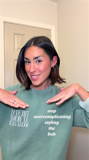 quick & easy bob tutorial! 💇🏻‍♀️ #revlonhairdryerbrush #hairtutorial #bob