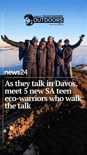 News24 on Instagram: "@riaanmanserofficial and five Grade 11 pupils went to Antarctica in December on an environmental expedition of a lifetime. All five pupils showed extra ingenuity and enterprise in this space in their applications and tell us why they are walking the talk. Get the full coverage via link in bio. News24 Outdoor is driven by @fordsouthafrica. #StudentsInAntarctica #SIA2025 #Top5Winners #AntarcticaJourney #YouthExplorers #SouthAfricaYouth #FutureLeaders #DreamBig #LifeChangingJo