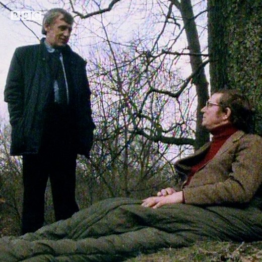 By 1986, the writer Colin Wilson was no longer the angry young man of 1950s literary infamy, but his self-belief remained untamed. | BBC Archive