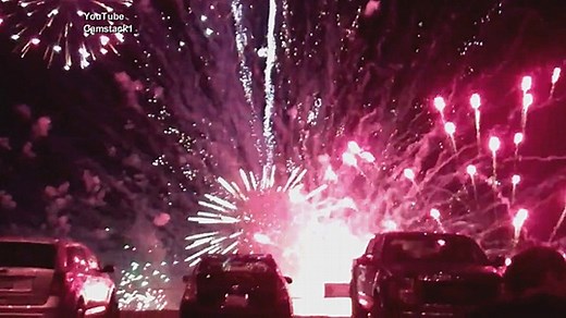 July 4th: Simi Valley Fireworks Accident Caught on Tape