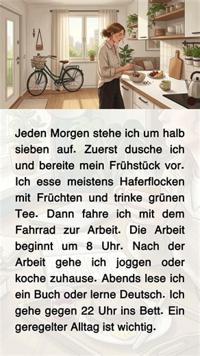 Learn German Daily Routine: A1–B1 Vocabulary & Phrases for Beginners #germanforbeginners