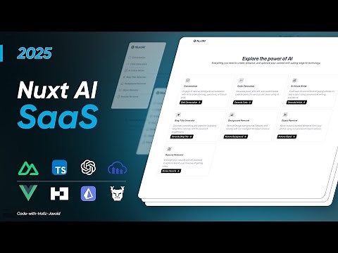 Build & Deploy FullStack AI SaaS App using Nuxt 4 Vue 3 OpenAI Gemini Cloudinary Polar Prisma SQLite