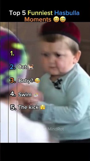 🔥 Top 5 Hasbulla Moments That Will Make You Laugh!