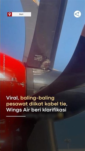 Viral, airplane propeller tied with cable tie, Wings Air speaks out