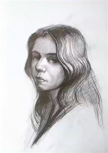 Realistic Drawing Step by Step: how to draw realistic human portrait