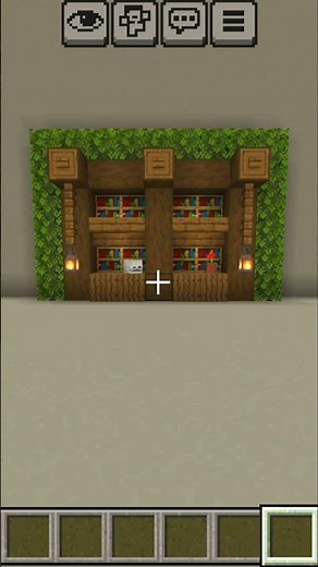 📖Minecraft Aesthetic Bookshelf Design | Easy & Compact Build