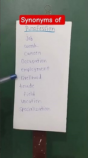 synonyms of ' profession '