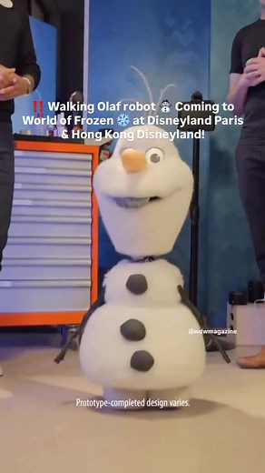 @waltdisneyimagineering just gave us a first look at the new Olaf ⛄️ robot coming to BOTH Worlds of Frozen @disneylandparis and @hkdisneyland next year! ❄️ You can catch the full scoop by watching We Call It Imagineering! 📺 Want to stay up-to-date on all the latest Disney news? 🏰✨ ➡️ Comment “NEWSLETTER” and we’ll send you the link 🔗 to sign up to our weekly Disney newsletter. 💌 #disneyparks #disneyhistory #disneyland | WDW Magazine