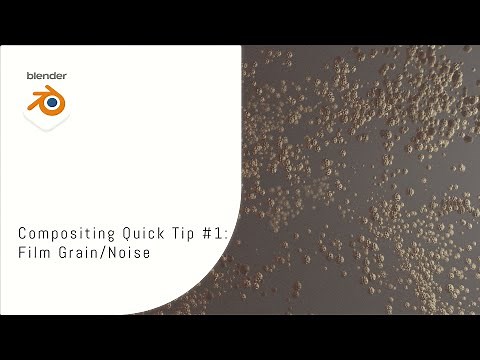 Blender Tutorial | Compositing Quick Tip #1: Film Grain/Noise