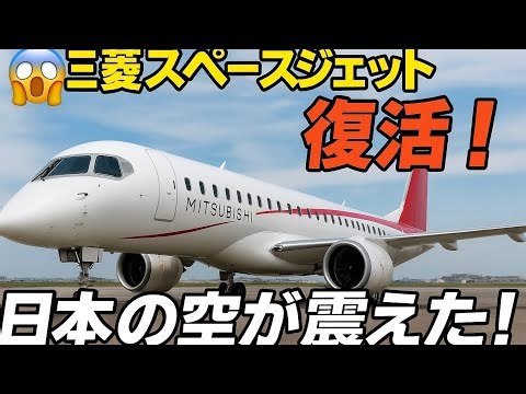 😱【衝撃の復活】三菱スペースジェット2026が帰ってきた!日本の空を取り戻す伝説のジェット