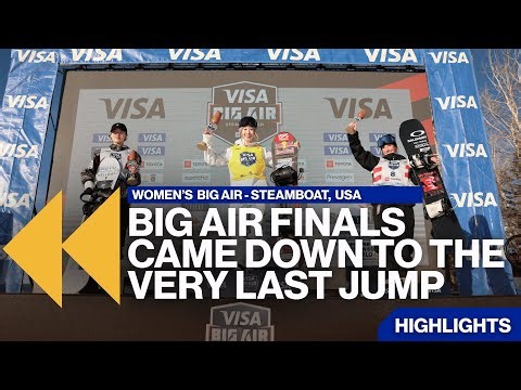 Big Air finals came down to the very last jump | Highlights | FIS Snowboard