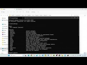 Python : pip is not recognized as an internal or external command