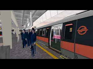 [OpenBVE] SMRT KHI&NS C751B 345-346 at Downtown (HL15)