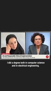 For AI Developers, Great Power Comes With Great Responsibility. Marzyeh Ghassemi, PhD, the Herman L. F. von Helmholtz Career Development Professor at MIT in Electrical Engineering and Computer Science (EECS), examines ethical machine learning and responsible clinical implementation. Watch “AI and Clinical Practice” with Marzyeh Ghassemi and Kirsten Bibbins-Domingo. #JAMAai https://ja.ma/4bvfHZ6 | JAMA
