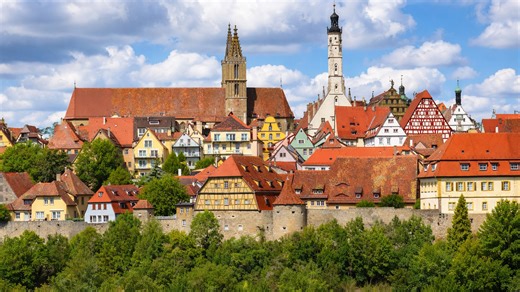 Exploring Rothenburg ob der Tauber Germany (4K)