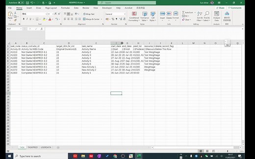 Project文件转P6文件处理