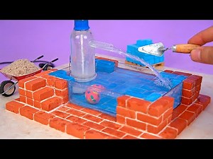 Amazing MINI CONSTRUCTION built with Mini Bricks and Recyclable Materials