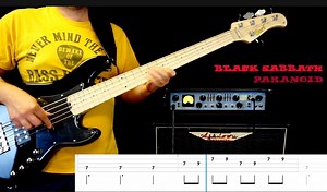 "PARANOID"! My humble bass tribute to the legendary Geezer Butler and Black Sabbath. Recorded with Cort Guitars and Basses GB75JH (passive mode, neck pickup,D'Addario and Co. EXL170 strings) and Ashdown Engineering ABM600 head (with a bit of drive, compression and hi mids boost). m/ | Alberto Rigoni Music