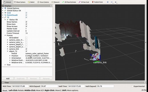 使用Realsense深度相机从点云进行目标检测和3D姿态估计