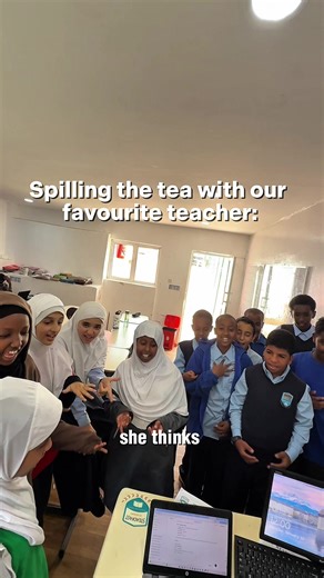 When the tea is hot and the teacher is cooler 😌☕️ #steadfastacademy #schoollife #nairobikenya #islamicsociety #school