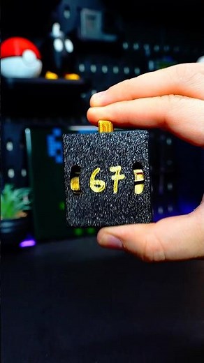 3D Printed 67 Gesture Fidget – Tiny Hands Meme 👋