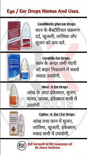 4 most common eye & ear drops | candibioc plus ear drops #besteardrops #eardrops #shortsfeed