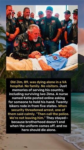 🏍️ He Was Dying Alone — Then the Bikers Arrived