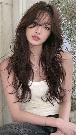 긴 머리 자르기 전에 이 웨이브🤎 청순힙 레이어드펌 | 문정동 미용실 그로잉살롱 #레이어드펌 #긴머리펌#문정동미용실#문정역미용실