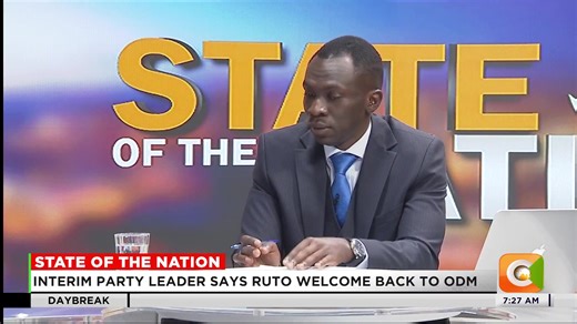 Jared Okello: We settled on Oburu Odinga as acting party leader because of many things. First, he is Raila's brother and many times Raila consulted him on issues. Oburu was at the centre of things when ODM was being formed #CitizenDayBreak | Citizen TV Kenya