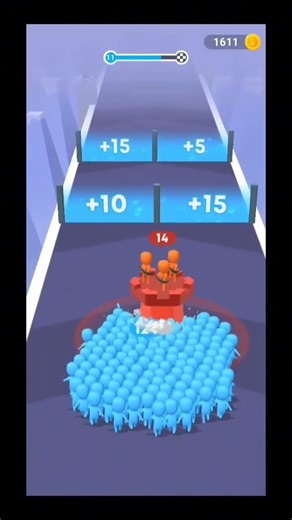 Count Master game level 10 Red Vs Blue #shortvideo #countmaster