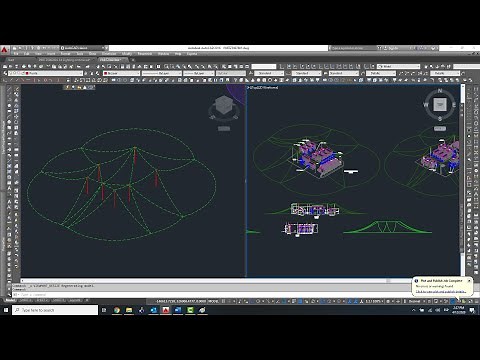 Diseño de apantallamiento usando método de las esferas rodantes, usando autocad 3D