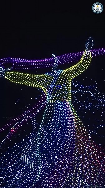 Extraordinary drone show sets world record in Shenzhen