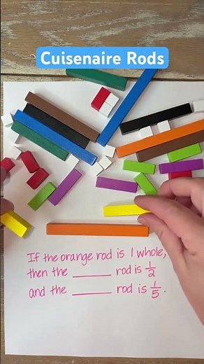 Deepen understanding of fractions with Cuisenaire rods!