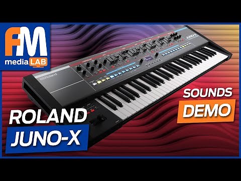 Roland JUNO-X (SOUNDS DEMO, no talking voice)