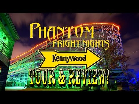 Kennywood Park Phantom Fright Nights / Full Park Tour & Review!!!