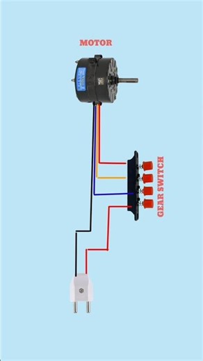 ⚡ Table Fan Connection 😱 | Electrician Life Hack 🔌 | #Shorts