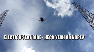 133K views · 2K reactions | "Ejection Seat Ride" - Heck Yeah or NOPE? Choose one! | Theme Park Review | Facebook