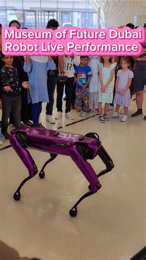 Robot in Future of Museum Dubai #dubai #dubailife #museum