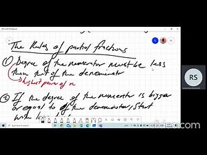 INTEGRATION BY PARTIAL FRACTIONS