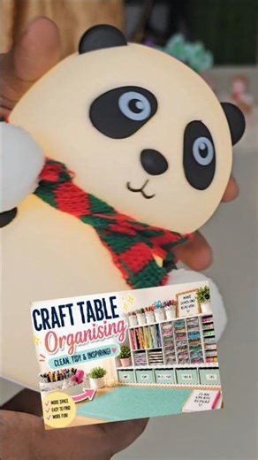 Craft Room Makeover | Easy & Budget-Friendly Organisation 🏡 #CraftTable #OrganiseWithMe #shorts #yt