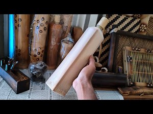 How to make Bamboo Wine Bottle/ Bamboo wine bottle making process.