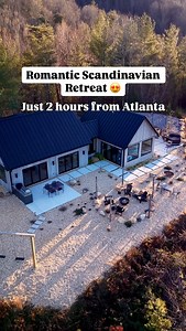 Romantic Scandinavian Retreat 🤍 Just 2 hours from Atlanta — a bright, minimalist cabin made for total privacy. Private sauna sessions, a wood-fired hot tub, and peaceful forest views — the perfect escape for two. @blackfoxcabin #Georgia #Atlanta #GeorgiaCabins #ScandinavianCabin #RomanticGetaway #Cozy #NordicVibes #CabinLife #CouplesGetaway #WoodFiredHotTub #PrivateSauna #MountainEscape | Romantic.atlanta