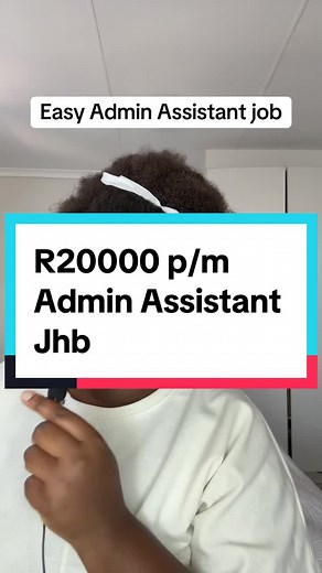 Easy Admin Assistant Job in Johannesburg | R20,000 p/m
