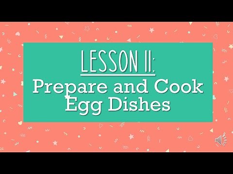 MDL Quarter 1 Lesson 2 Prepare and Cook Egg Dishes | TLE 10 COOKERY