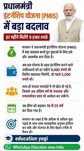PM Internship Scheme New Rule #PMIS #PMInternshipScheme #InternshipYojana