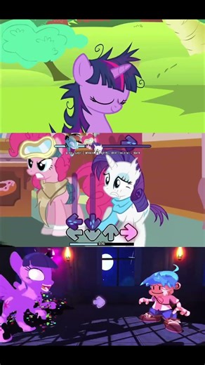 FNF MLP Corrupted Music DARKNESS IS MAGIC #shorts #mlp #pinkiepie