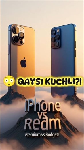 😳 iPhone 15 Pro vs Redmi Note 14 Pro! Qaysi biri kuchli?! #shorts