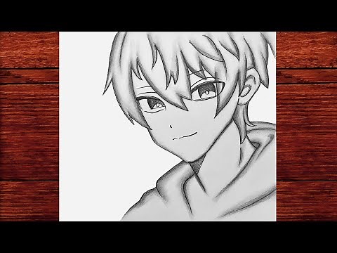 Anime Erkek Çizimi - Kolay Anime Çizimi Nasıl Yapılır - Çizim Mektebi Anime Çizimleri 2022