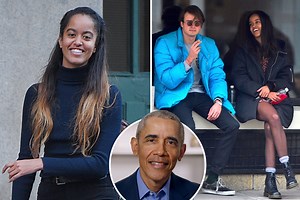 Malia's boyfriend quarantined with former first family, Barack reveals